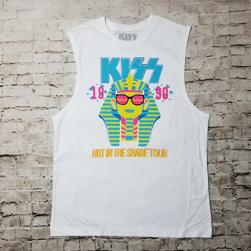 KISS 1990 Tour Mens tank top size MEDIUM